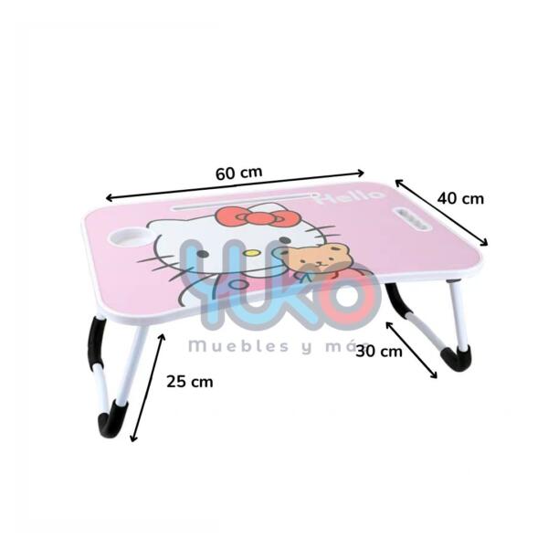 Mesa Plegable para Computadora de Caricatura - Creatividad y Comodidad por $10