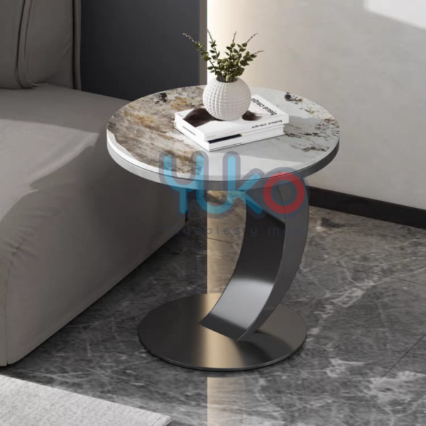 Mesa Estilo Nórdico Blanco Mármol - Elegancia y Modernidad | $65