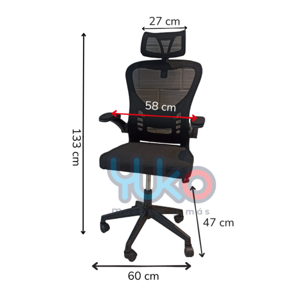 Silla de Oficina Premium en Negro - Ergonomía y Estilo | $90