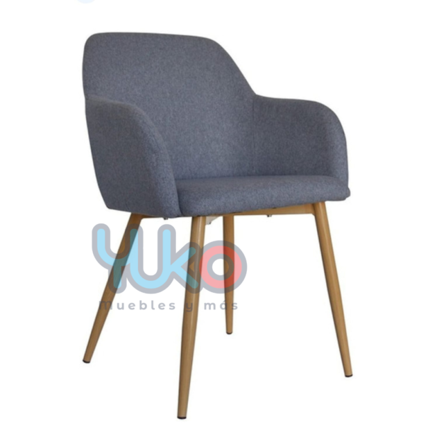 Butaca para Comedor en Beige, Gris o Azul | $65