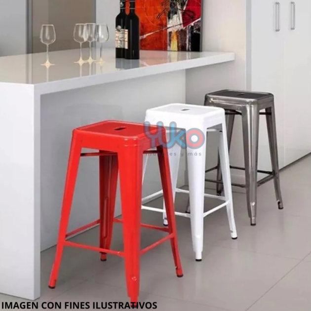 Banco Alto Metálico.