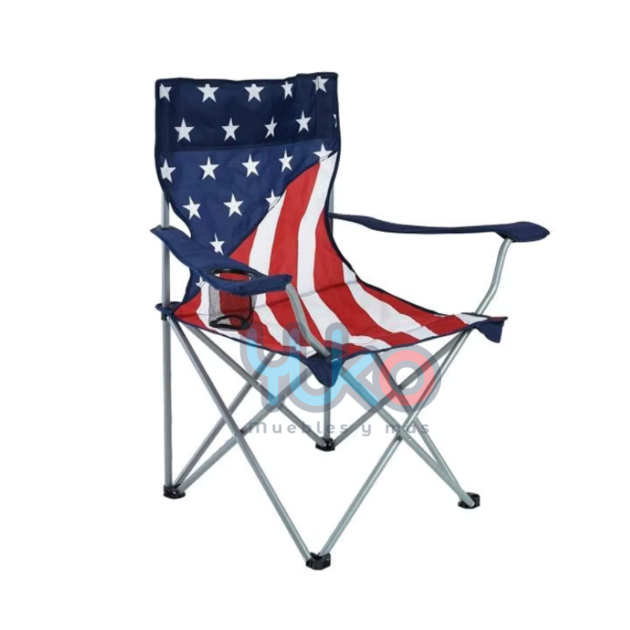 Silla Plegable con Portavaso