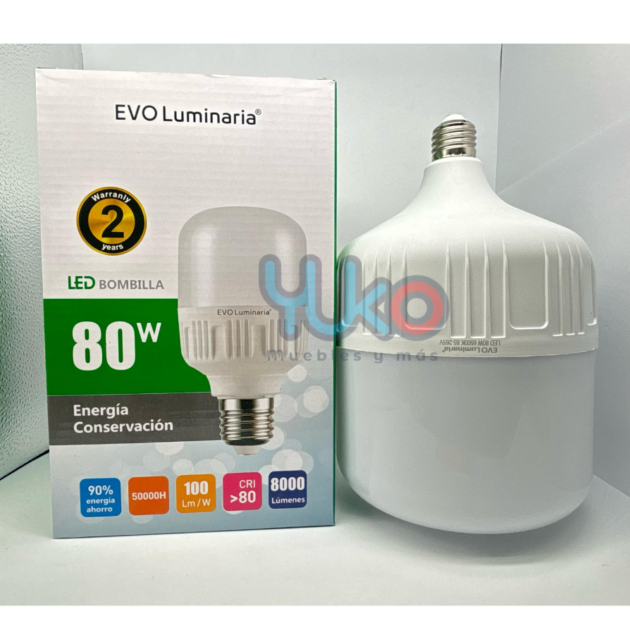 Bombillo LED 80W EVO LUMINARIA.