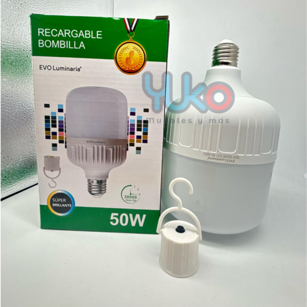 Bombillo Recargable 50W EVO LUMINARIA