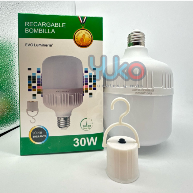 Bombilla Recargable 30W EVO LUMINARIA.