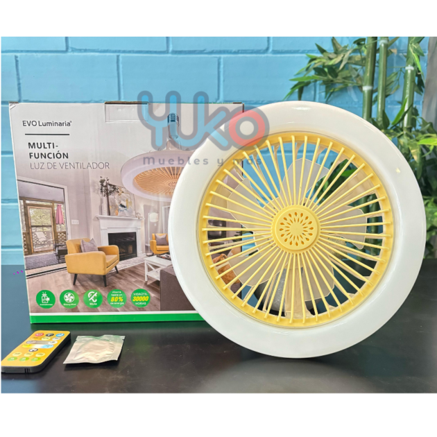 Lampara con Ventilador y Aromaterapia EVO LUMINARIA 30W