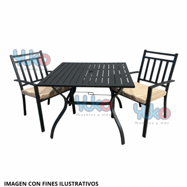 Juego de Comedor de Patio de 3 piezas