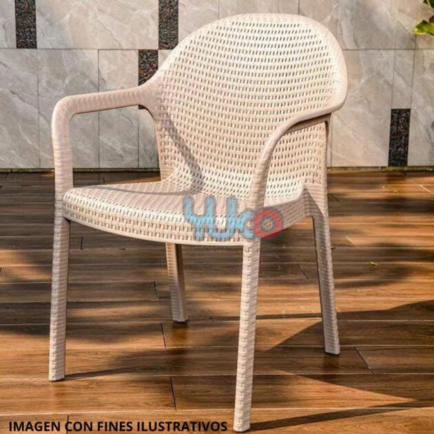Silla Apilable para Exteriores