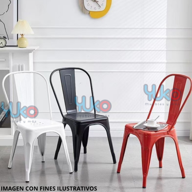 Silla Metálica Apilable