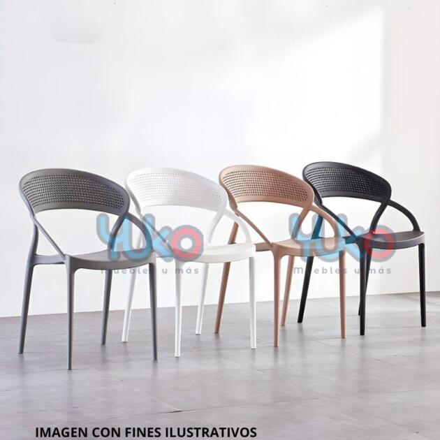 Silla Moderna Minimalista de Polipropileno