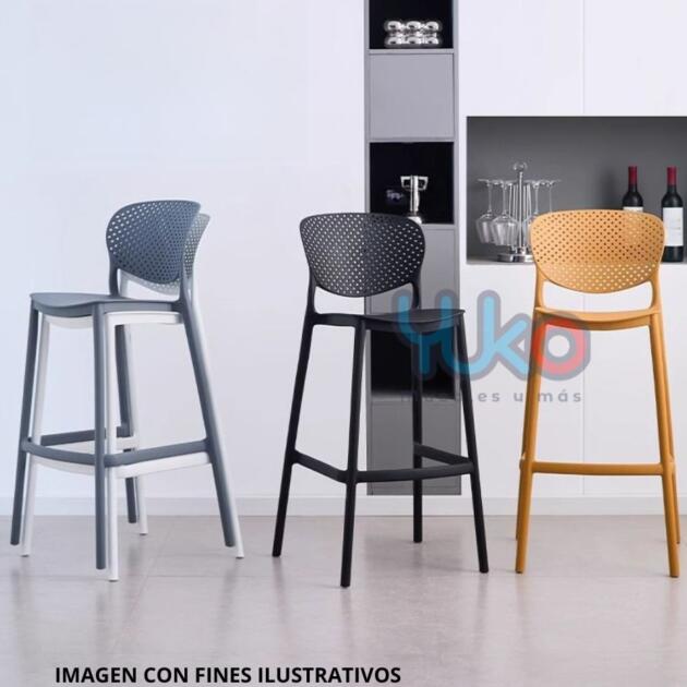 Taburete Alto Mondo Apilable