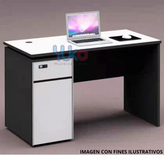 Escritorio Moderno con Cajón Único con Cerradura de Código
