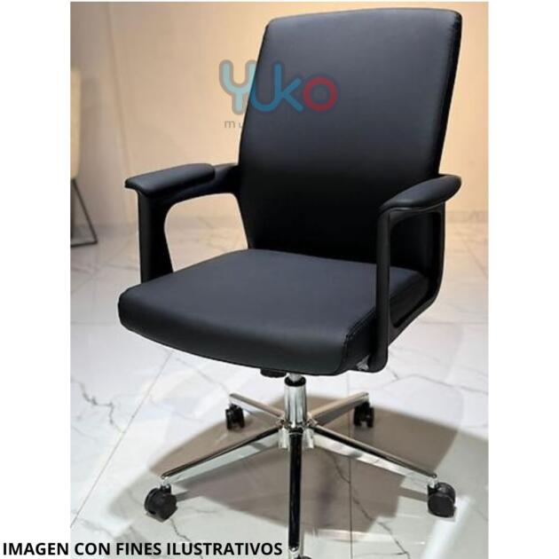 Silla Ejecutiva Pelle Respaldo Medio
